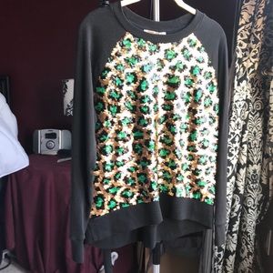 Sequined Michael Kors top